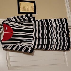 Black and white dress